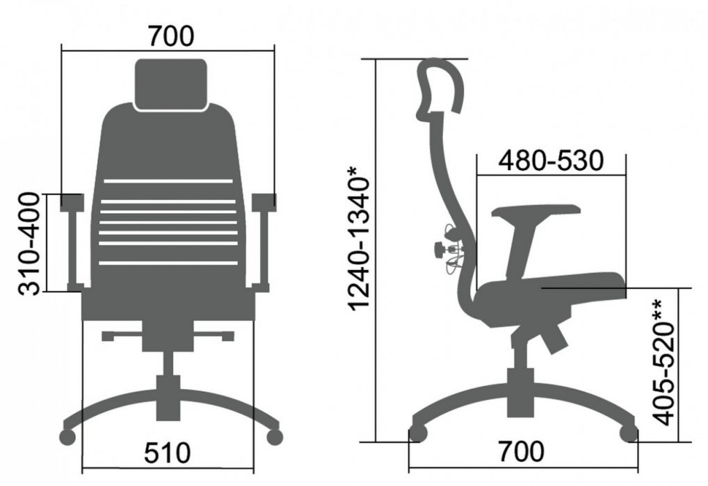 Кресло руководителя Samurai Black Edition - вид 5